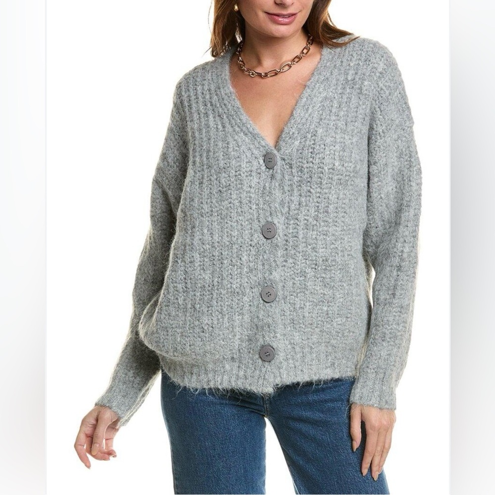 Anna Kay Aliciana Cashmere-Blend Cardigan Sweater‎